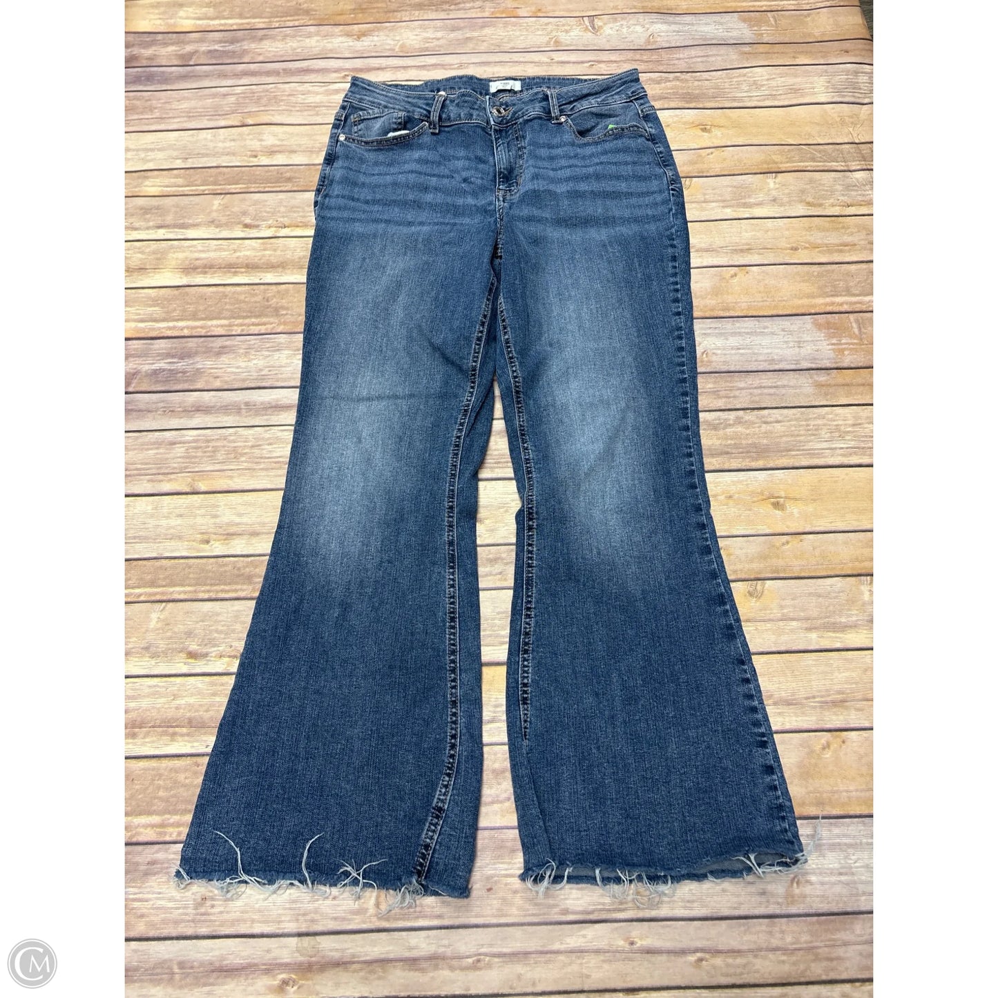 Jeans Boot Cut By Maurices In Blue Denim, Size: 14