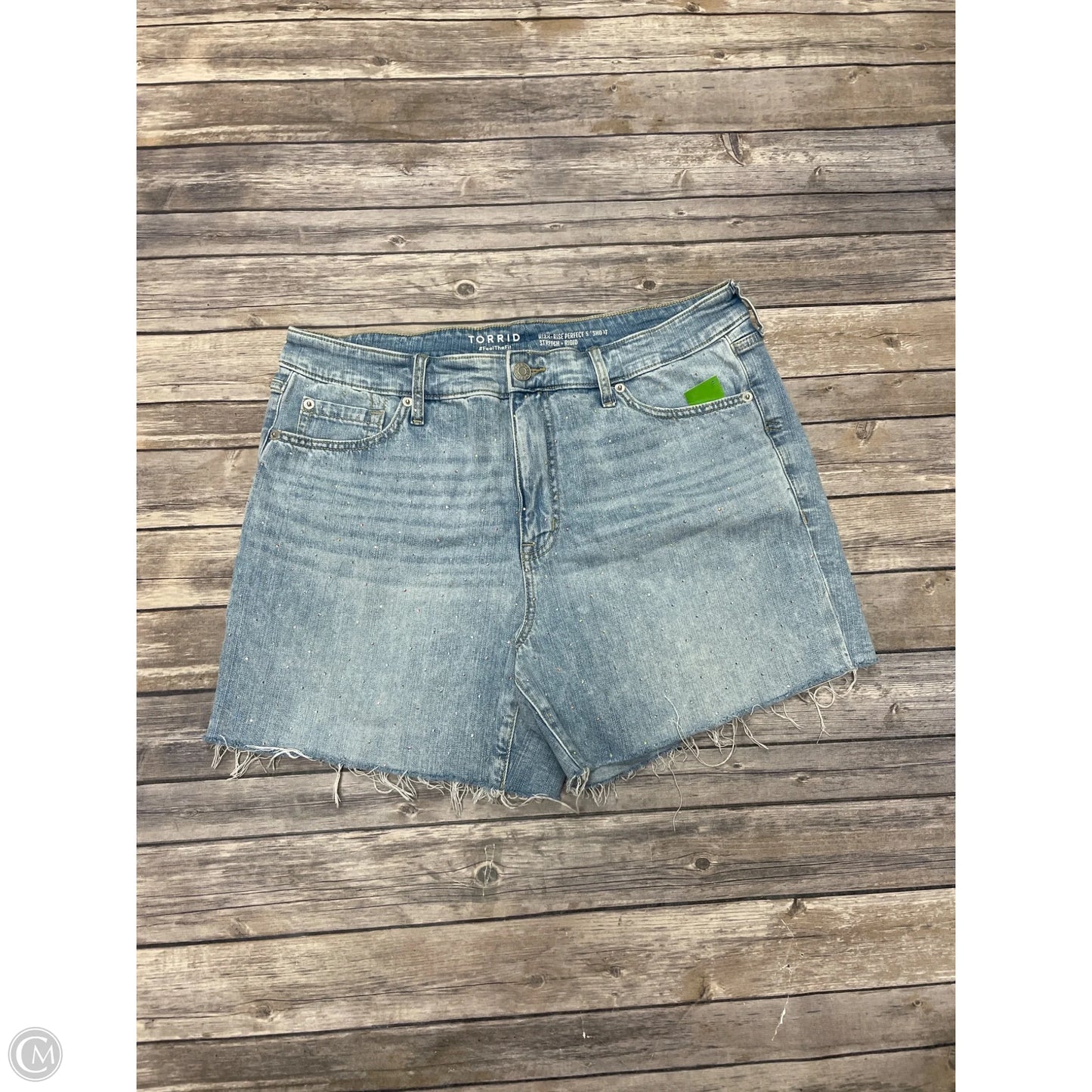 Shorts By Torrid In Blue Denim, Size: 14