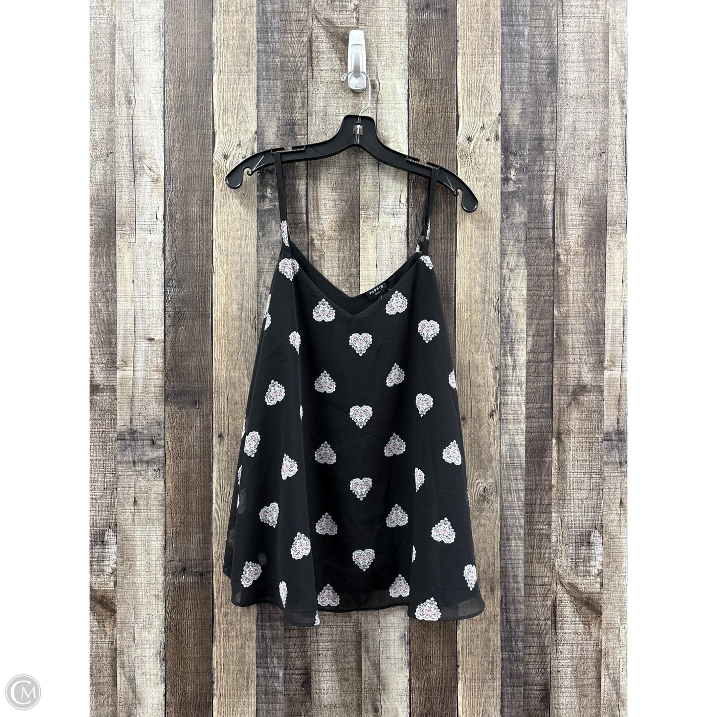 Top Sleeveless By Torrid In Black, Size: 2x