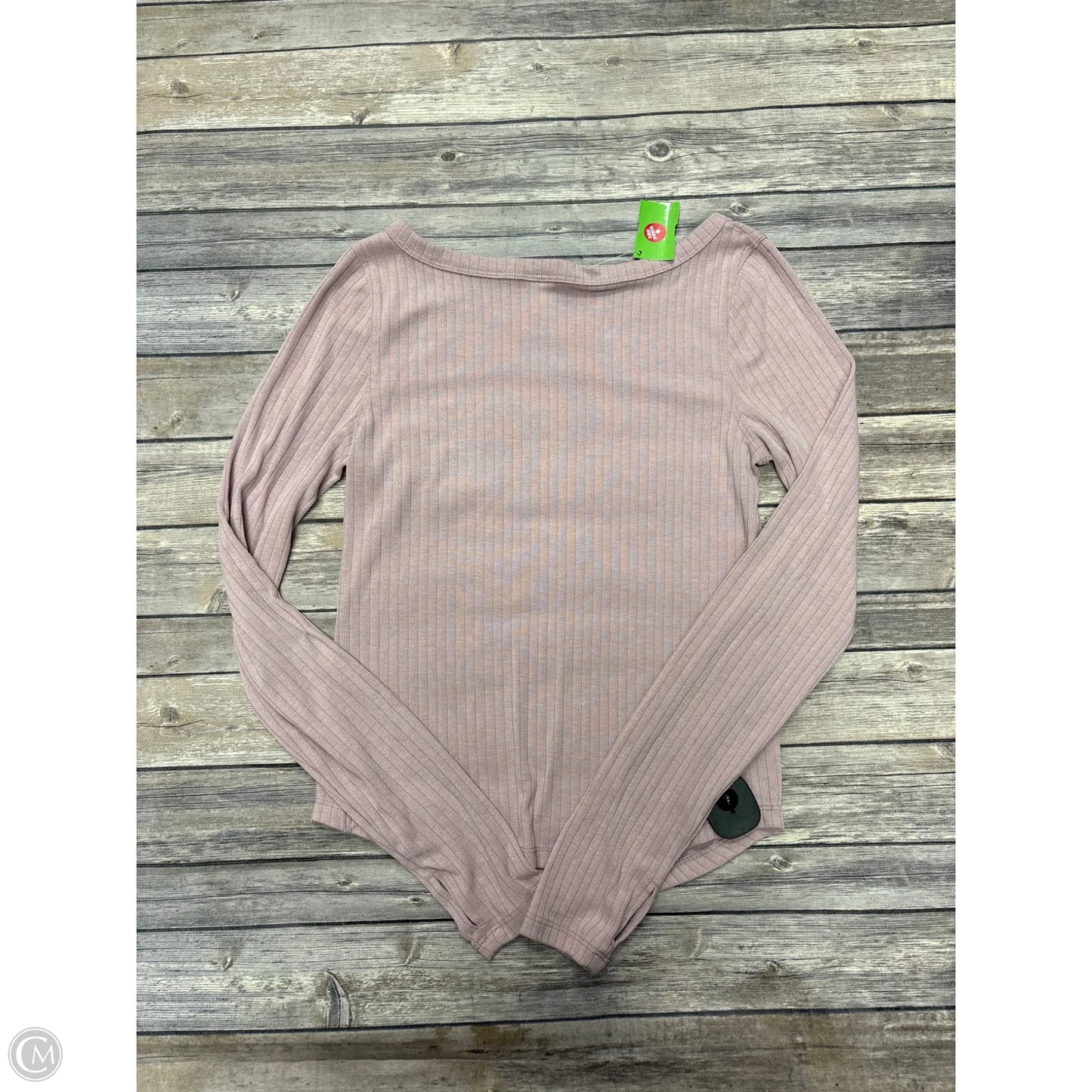 Athletic Top Long Sleeve Crewneck By Danskin In Purple, Size: S