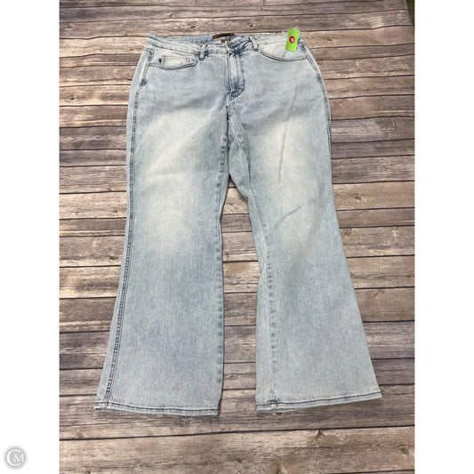 Jeans Boot Cut By Judy Blue In Blue Denim, Size: 18