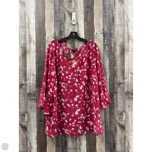Top Long Sleeve By Lane Bryant In Multi-colored, Size: 3x