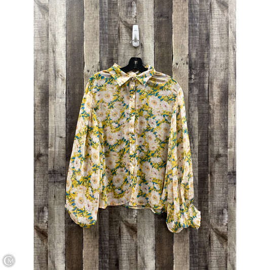 Top Long Sleeve By Eesome In Multi-colored, Size: L