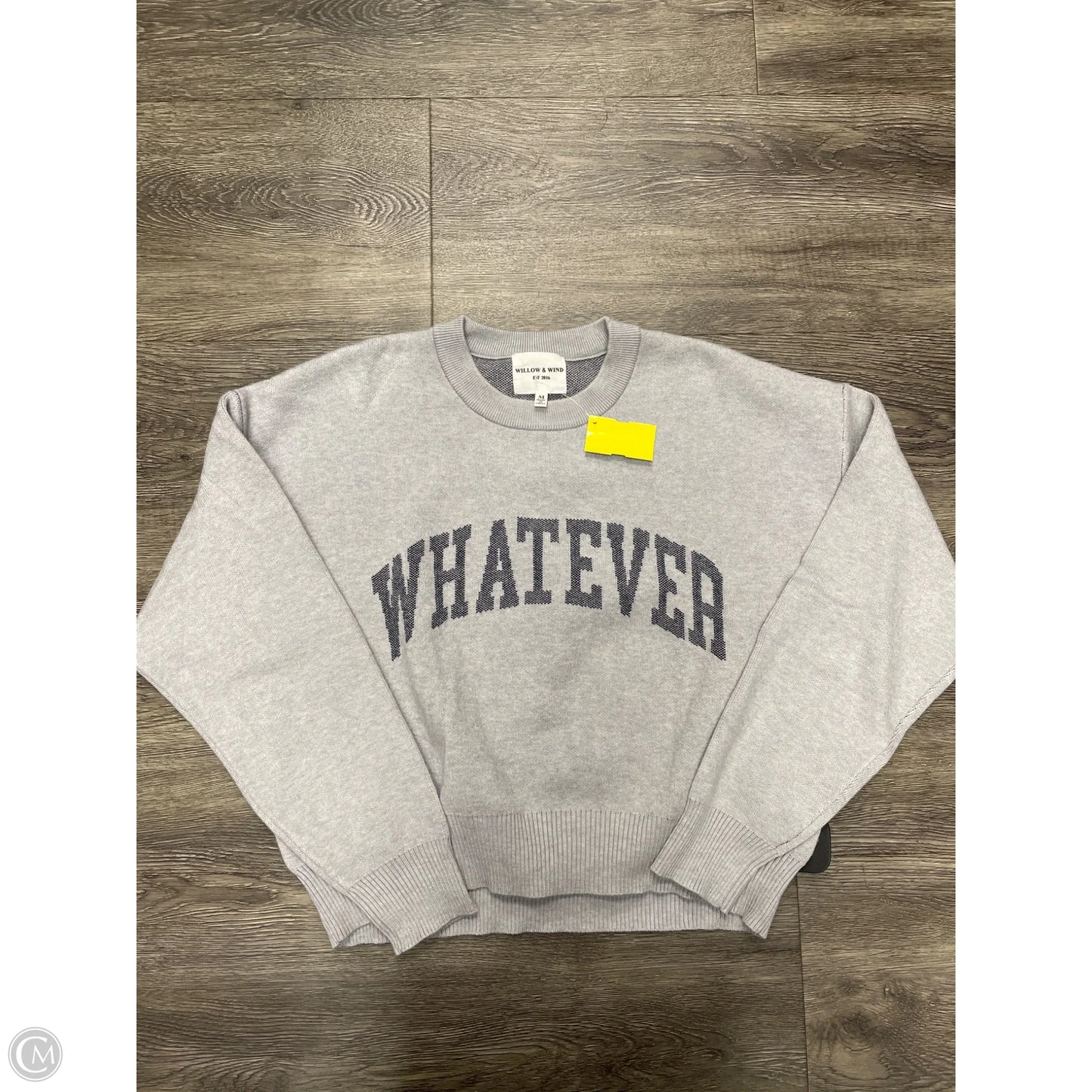 Sweater By Cme In Grey, Size: M
