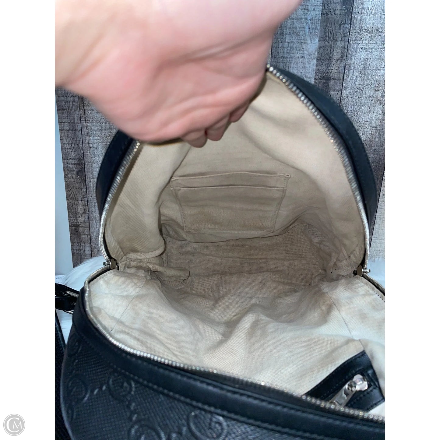 Backpack Luxury Designer By Gucci, Size: Large