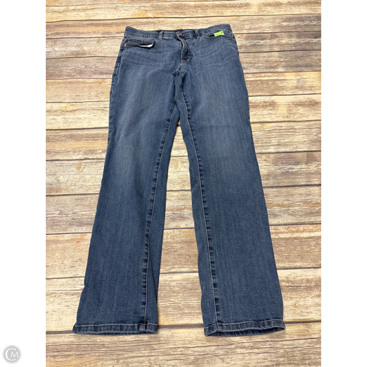 Jeans Straight By Lee In Blue Denim, Size: 12