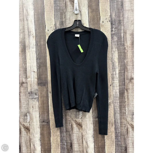 Top Long Sleeve By Abercrombie And Fitch In Black, Size: L