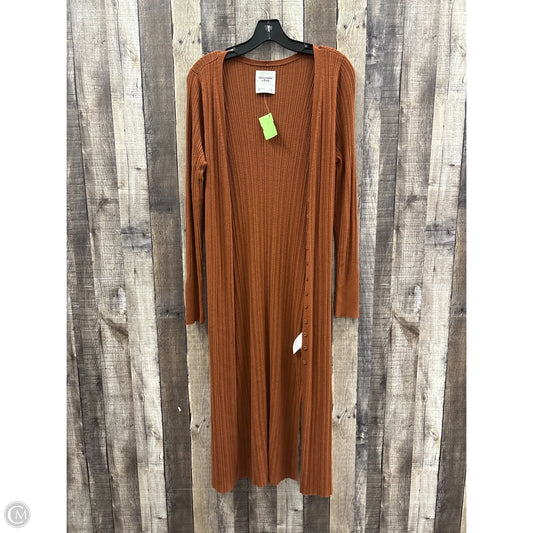 Cardigan By Abercrombie And Fitch In Bronze, Size: L