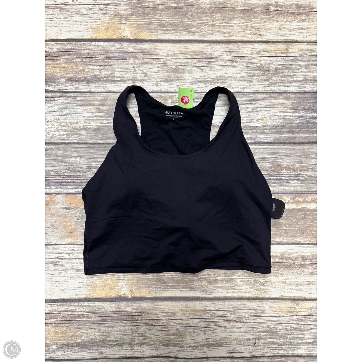 Athletic Tank Top By Athleta In Black, Size: L