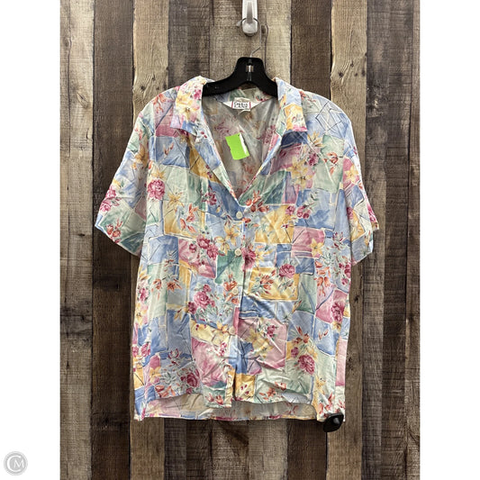 Top Short Sleeve By Cricket Lane In Multi-colored, Size: L