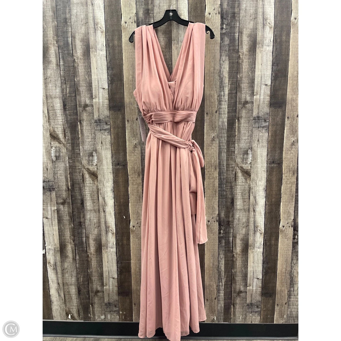 Dress Casual Maxi By Cme In Pink, Size: L