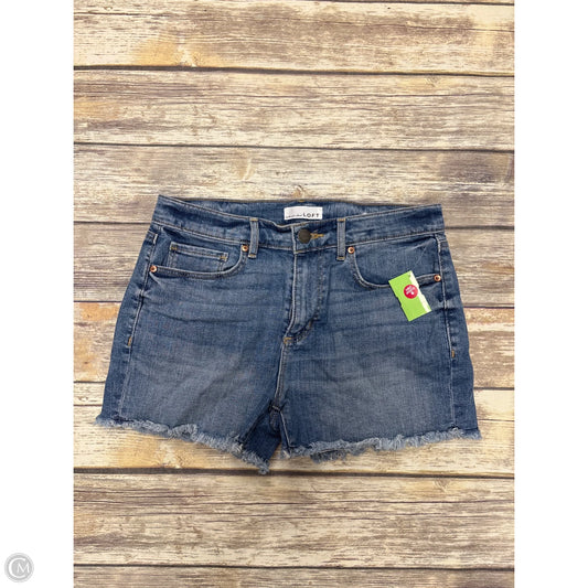 Shorts By Loft In Blue Denim, Size: 4