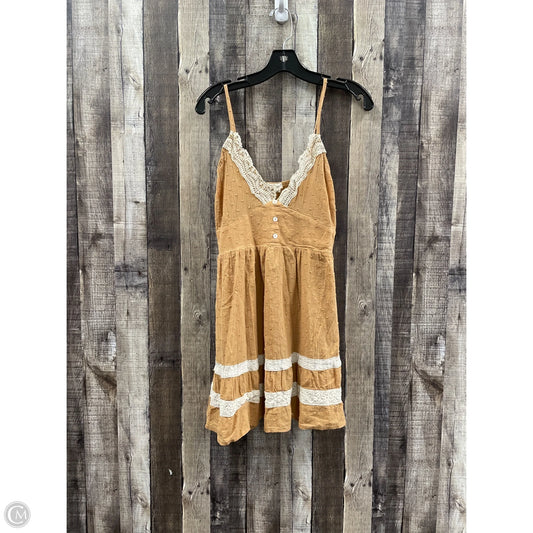 Dress Casual Midi By Cme In Brown, Size: S