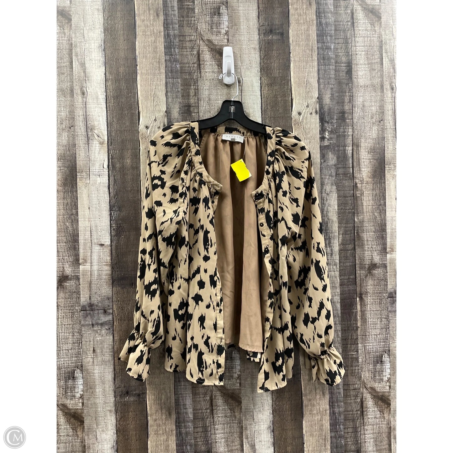 Top Long Sleeve By Hayden Harnett In Multi-colored, Size: M