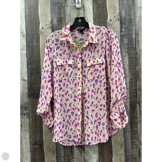 Top Long Sleeve By I Love Ronson In Multi-colored, Size: S