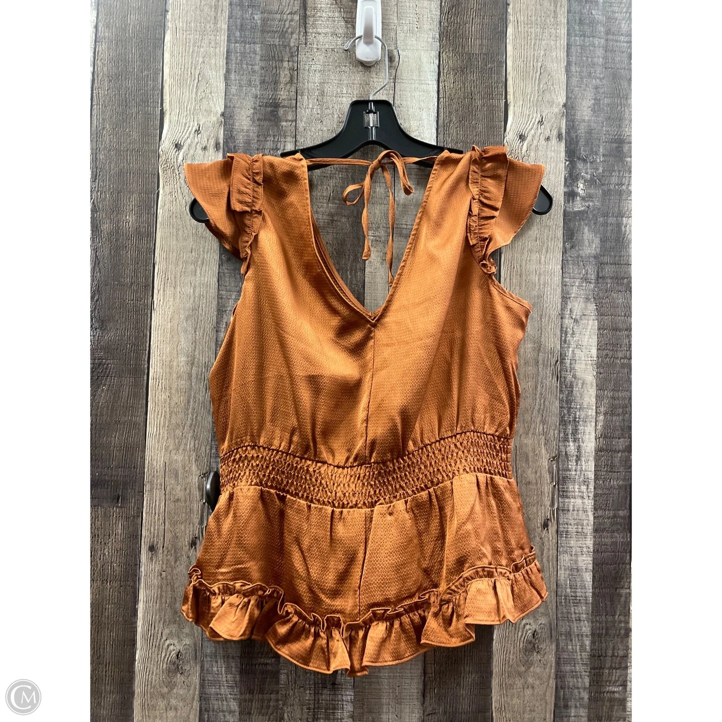 Top Short Sleeve By Ryegrass In Bronze, Size: S