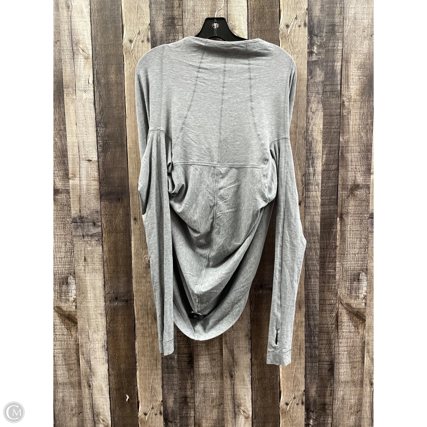 Top Long Sleeve By Lululemon In Grey, Size: M