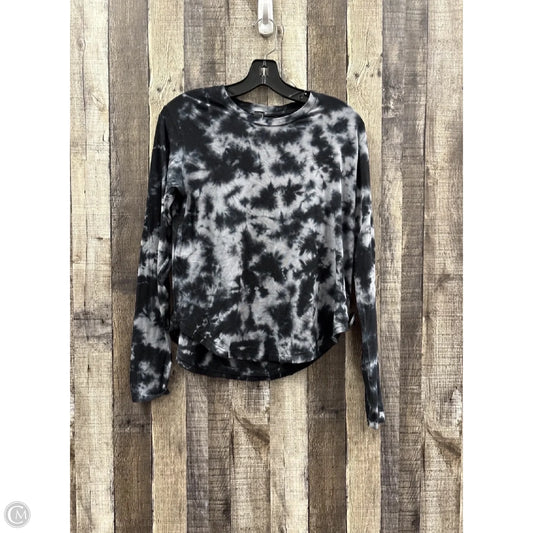 Top Long Sleeve By Bobi In Tie Dye Print, Size: S