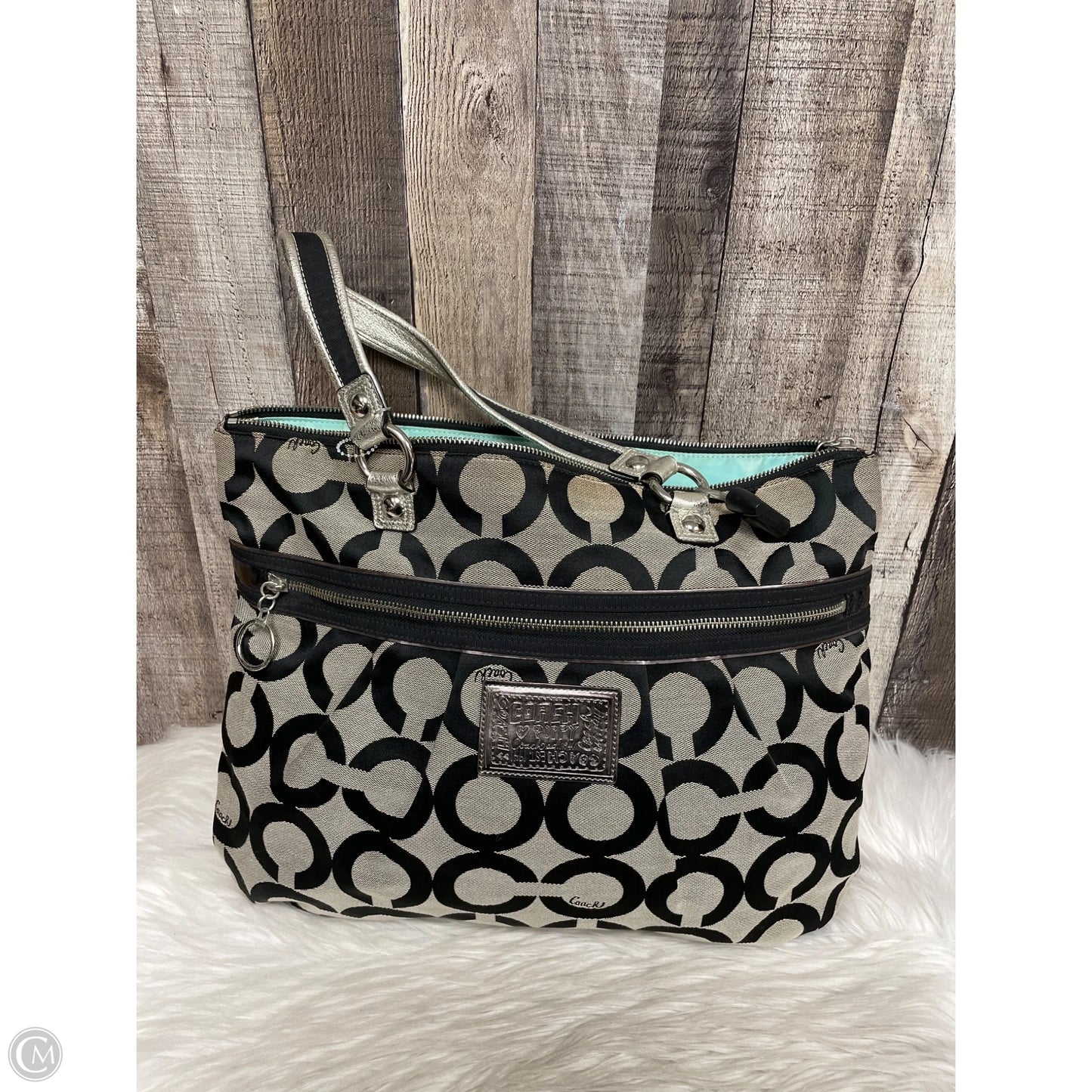 Tote Designer By Coach, Size: Large