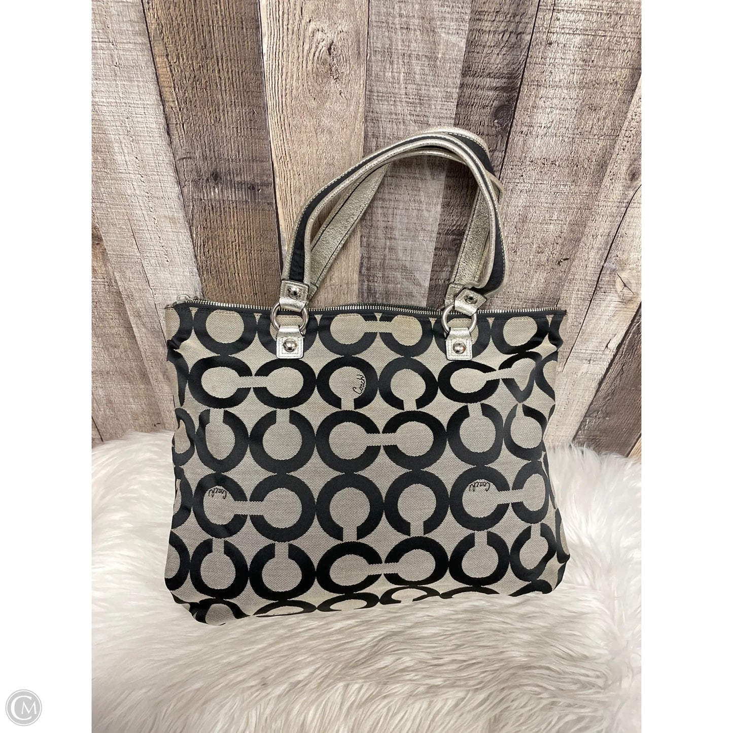 Tote Designer By Coach, Size: Large
