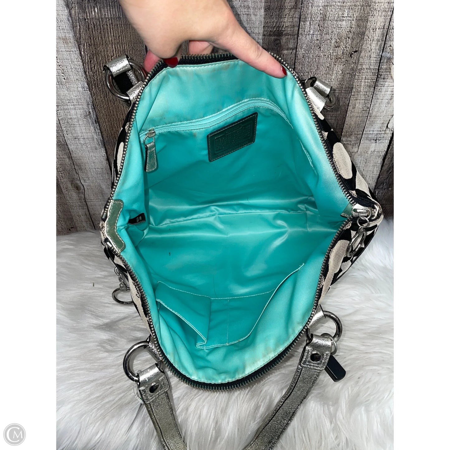 Tote Designer By Coach, Size: Large