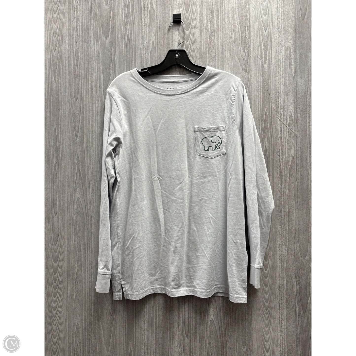 Top Long Sleeve By Ivory Ella In Navy, Size: M