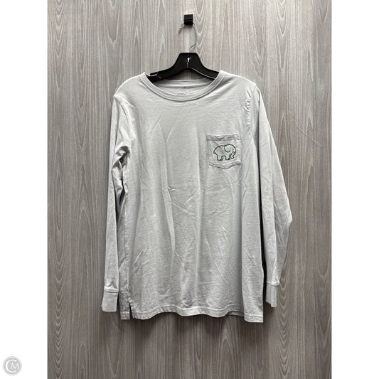 Top Long Sleeve By Ivory Ella In Navy, Size: M