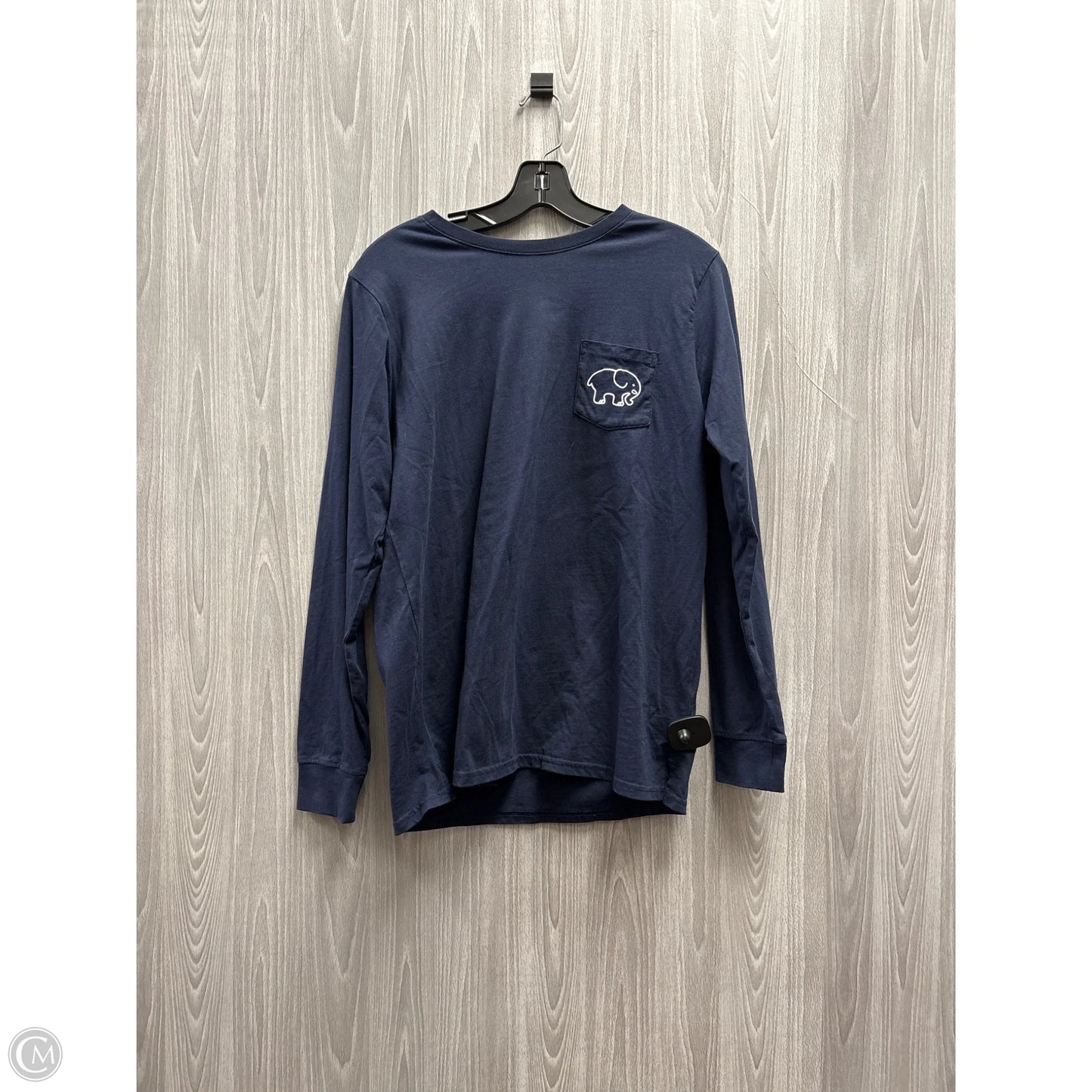 Top Long Sleeve By Ivory Ella In Blue, Size: M