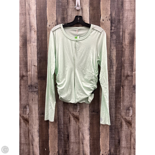 Top Long Sleeve By Free People In Teal, Size: L