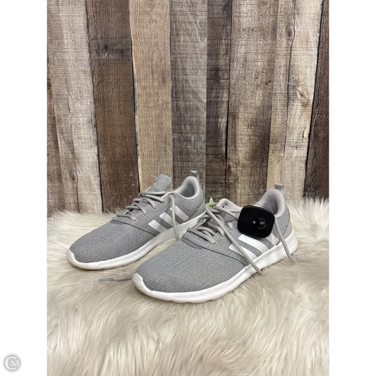 Shoes Athletic By Adidas In Grey, Size: 10