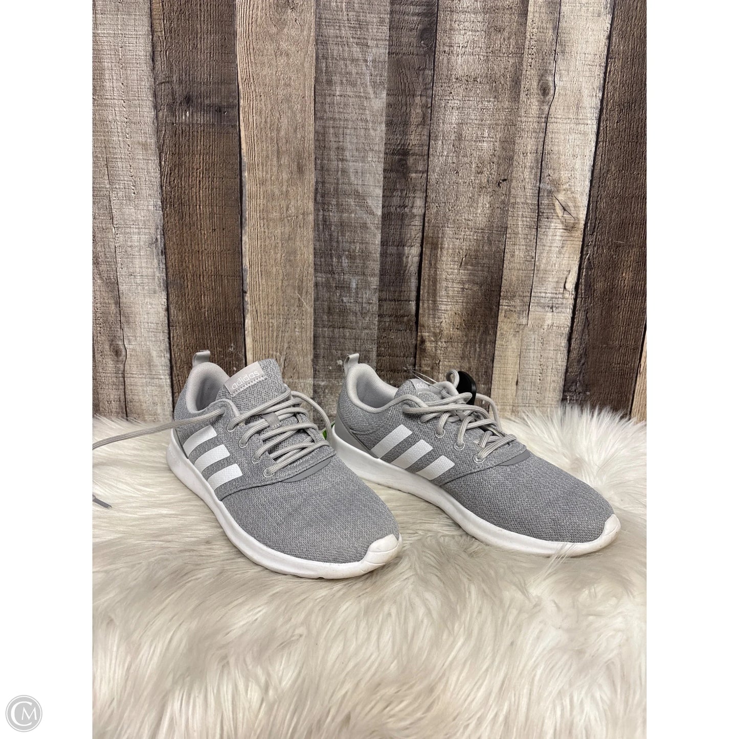 Shoes Athletic By Adidas In Grey, Size: 10