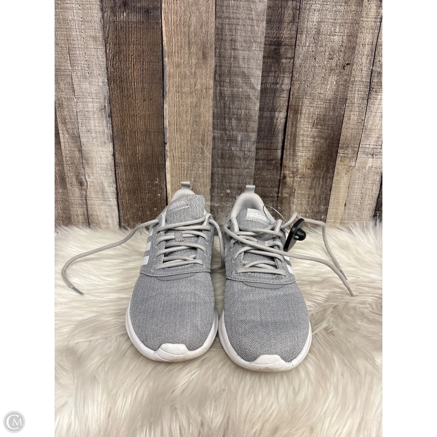 Shoes Athletic By Adidas In Grey, Size: 10