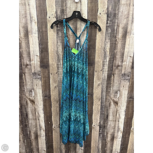 Swimwear Cover-up By Cme In Blue & Green, Size: L