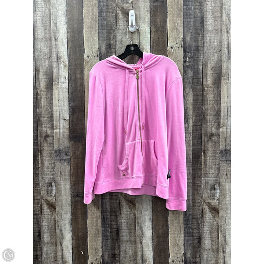 Top Long Sleeve Designer By Lilly Pulitzer In Pink, Size: L