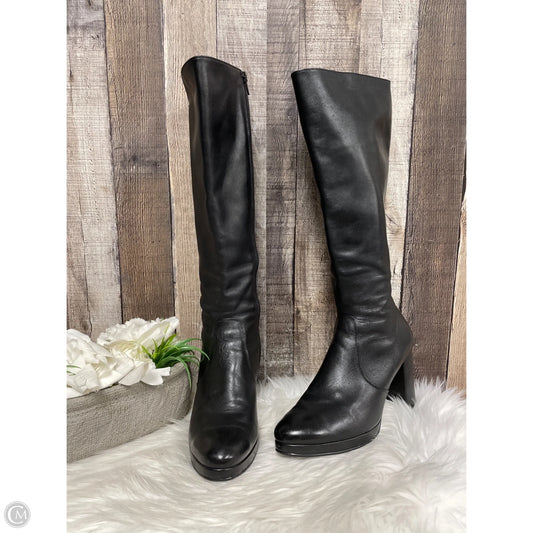 Boots Knee Heels By Cme In Black, Size: 8.5