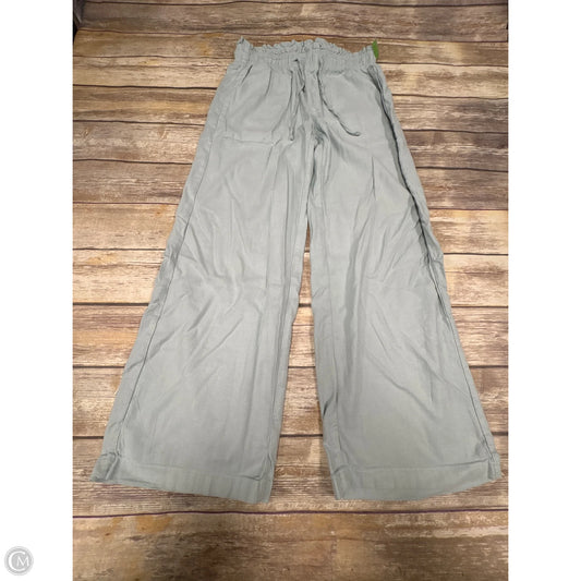 Pants Wide Leg By American Eagle In Green, Size: Xs