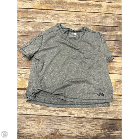Athletic Top Short Sleeve By The North Face In Blue, Size: S