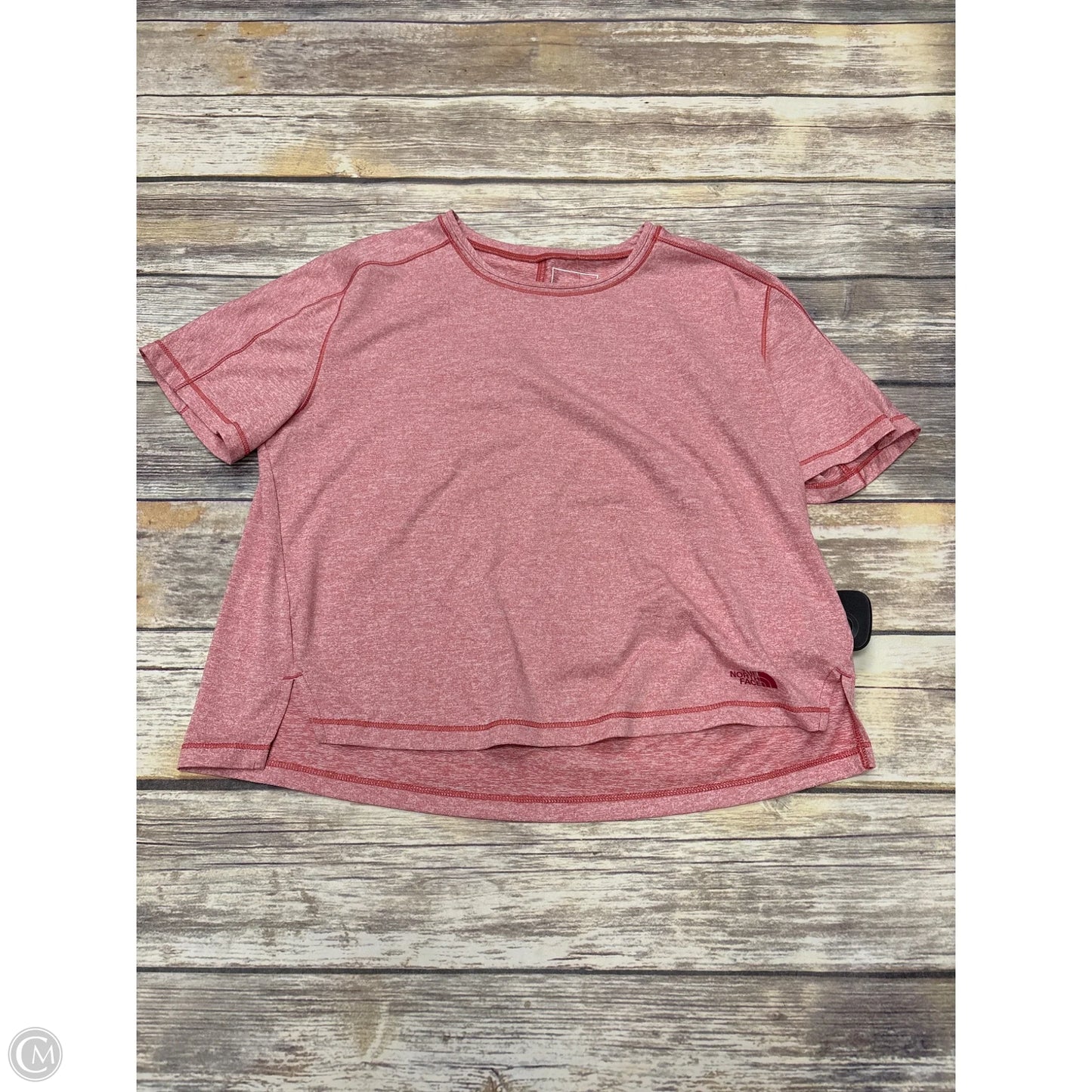 Athletic Top Short Sleeve By The North Face In Pink, Size: S