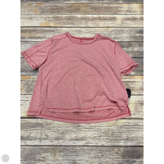 Athletic Top Short Sleeve By The North Face In Pink, Size: S