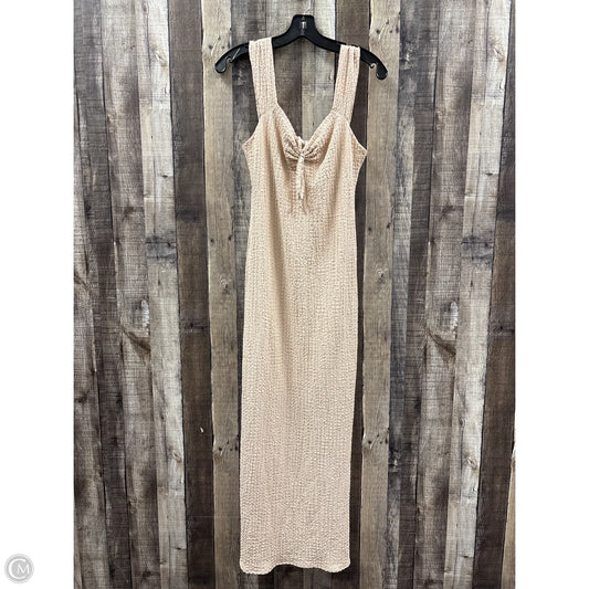 Dress Casual Maxi By See You Monday In Tan, Size: Xl