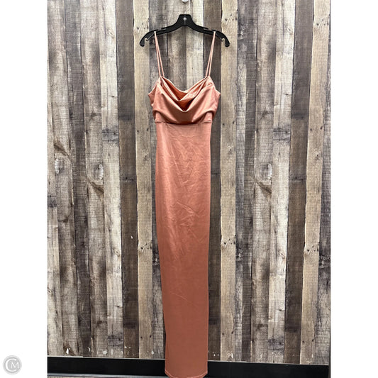 Dress Casual Maxi By Windsor In Rose Gold, Size: Xl