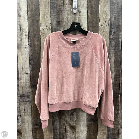 Sweatshirt Crewneck By Universal Thread In Pink, Size: L
