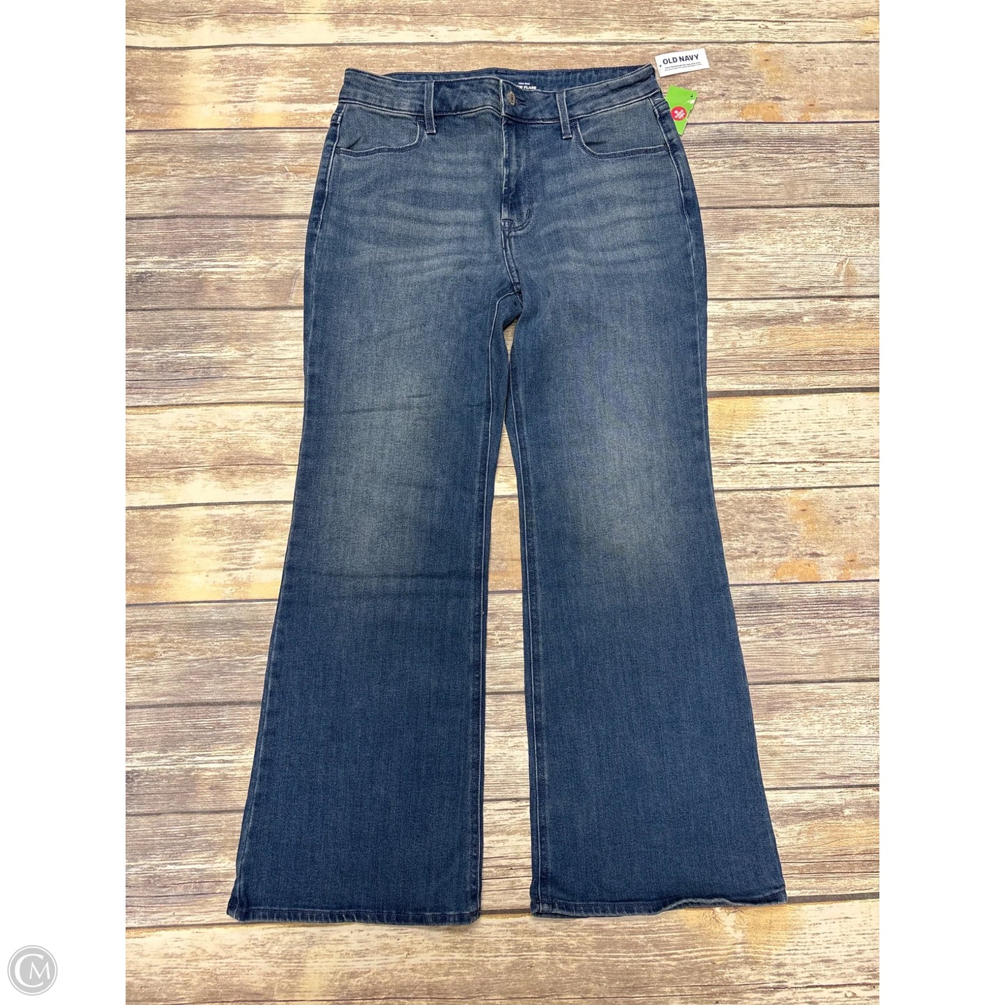 Jeans Flared By Old Navy In Blue Denim, Size: 6p