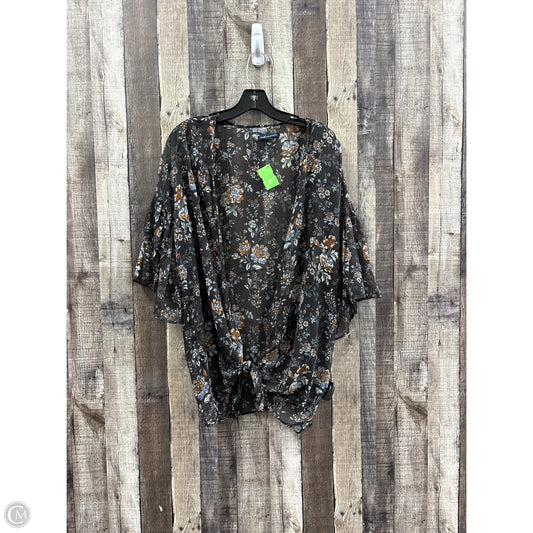 Top Long Sleeve By American Eagle In Multi-colored, Size: M