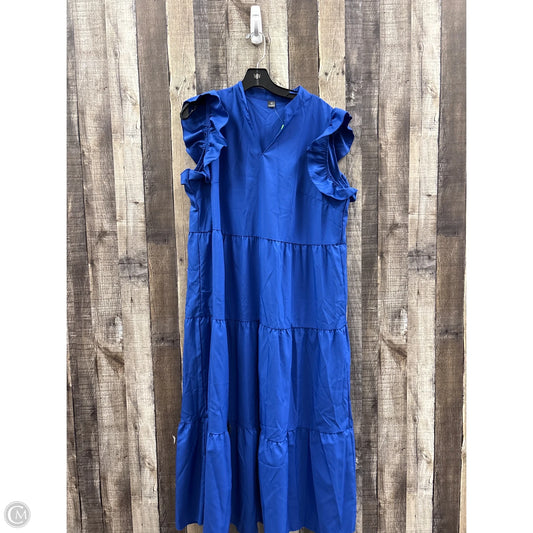 Dress Casual Maxi By Shein In Blue, Size: Xl