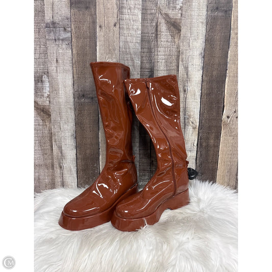 Boots Knee Heels By Sam Edelman In Brown, Size: 9.5