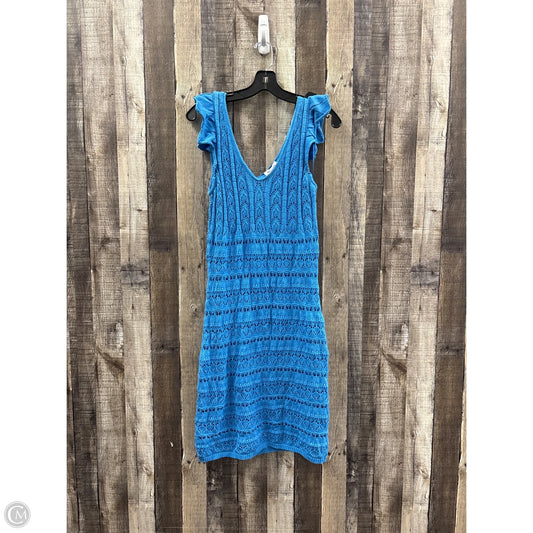 Dress Casual Midi By Freshman In Blue, Size: Xl