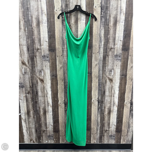 Dress Casual Maxi By Pull&bear In Green, Size: S