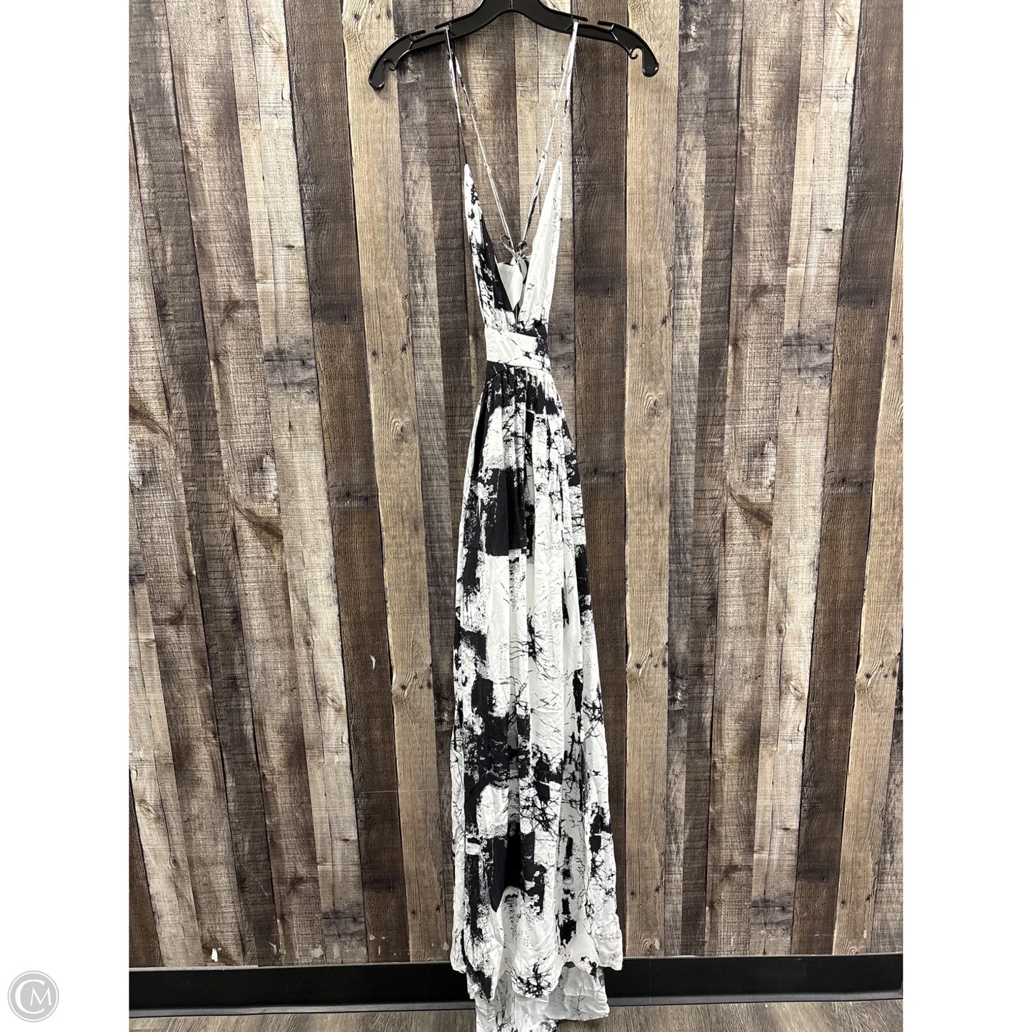Dress Casual Maxi By Cme In Black & White, Size: M