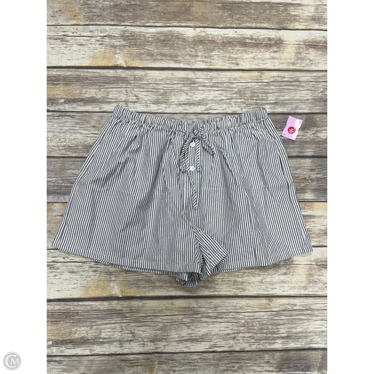 Shorts By Cupshe In Grey & White, Size: Xl